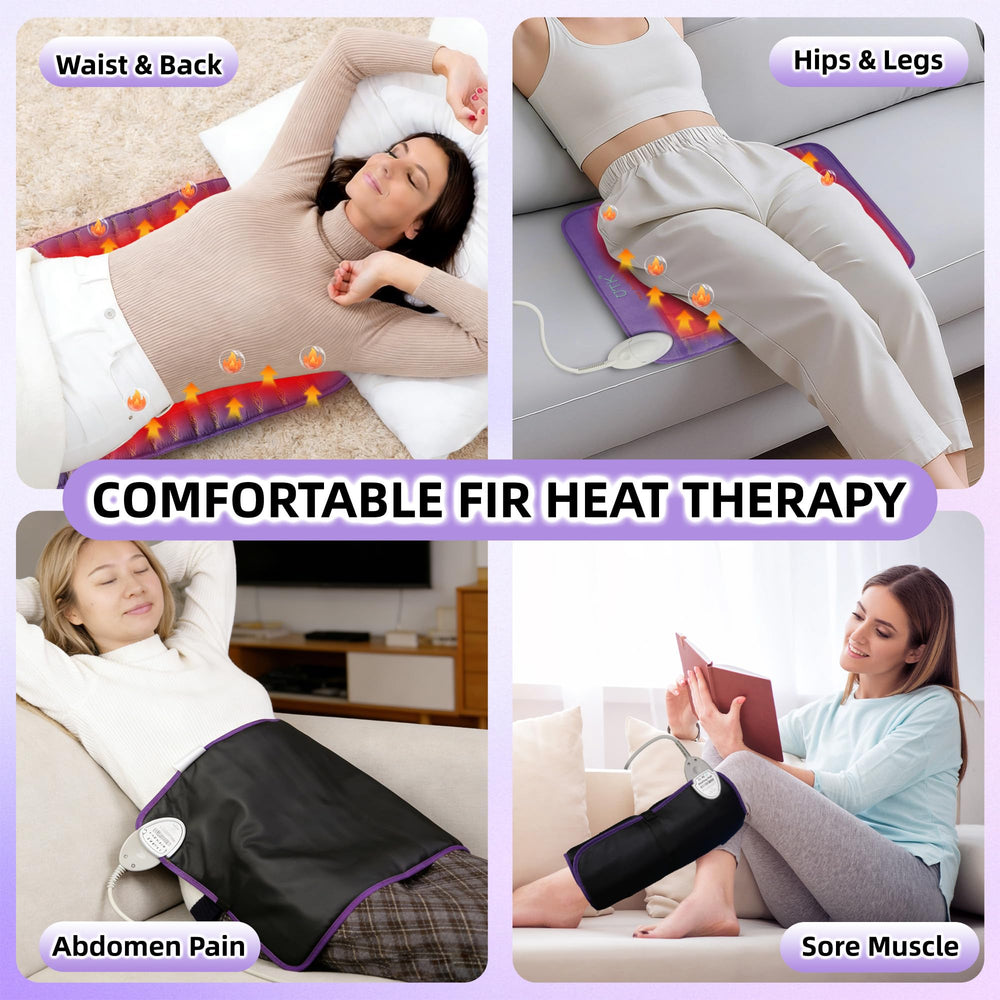 UTK full back coverage heat pad spans the spine for comprehensive warmth
