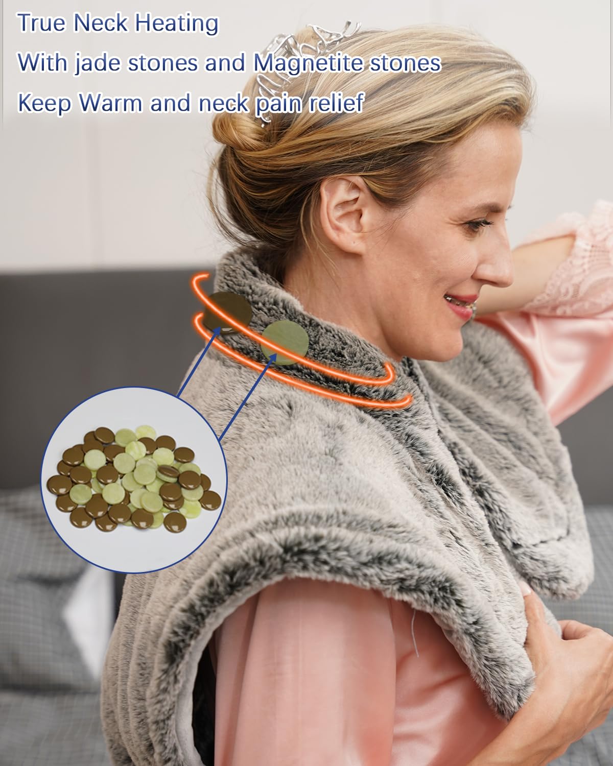 UTK heating pad plug and cord illustrating easy setup