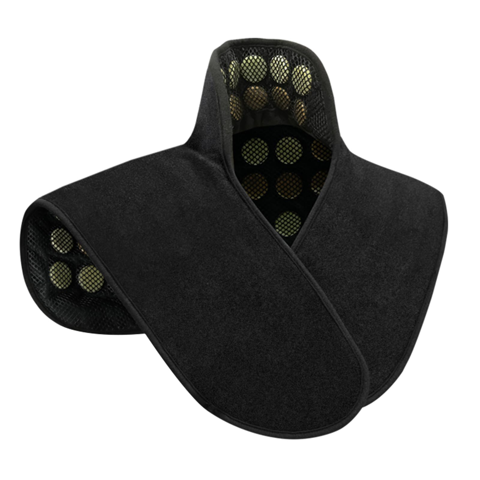 UTK neck-shoulder pad close-up showing far infrared warmth for tense muscles