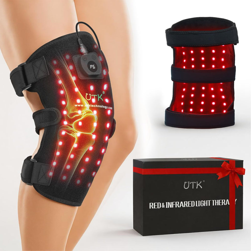 UTK red light knee pad front view for targeted warmth