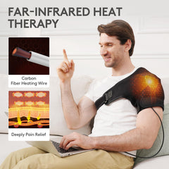 UTK shoulder wrap adjustable strap extended for secure fit across most body sizes