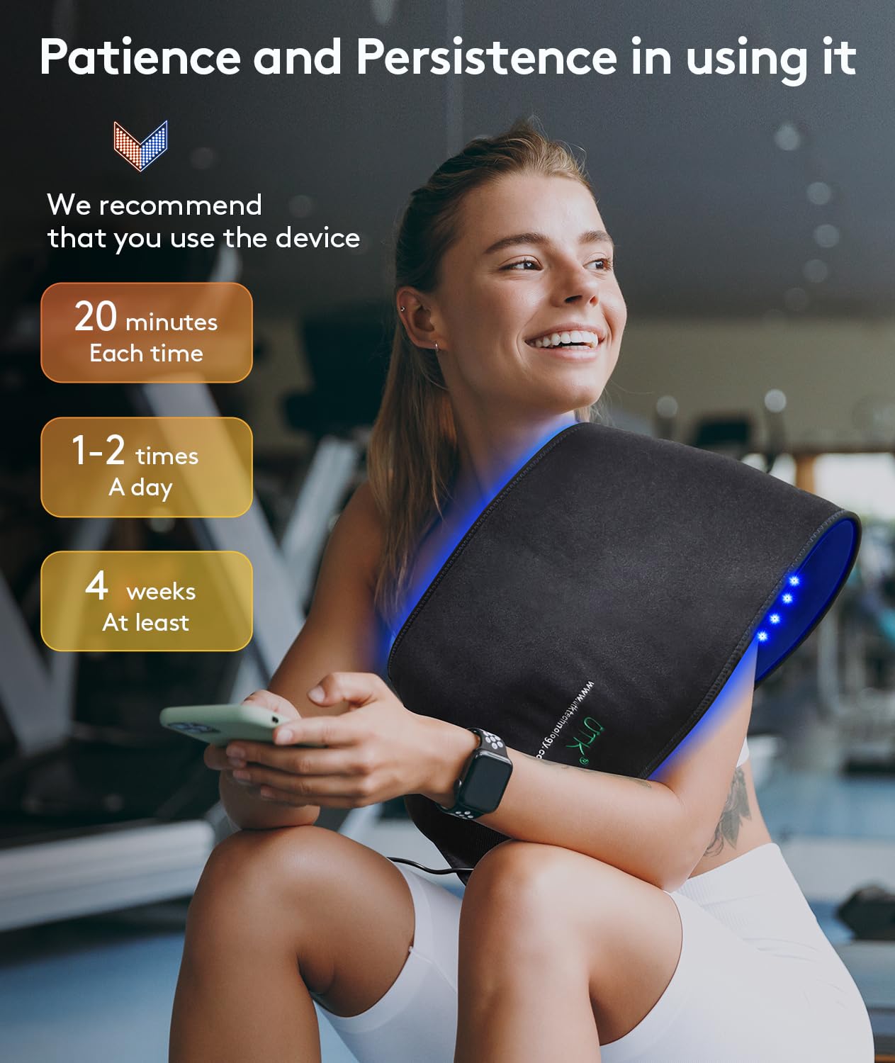 UTK therapy pad in home office setup for convenient use