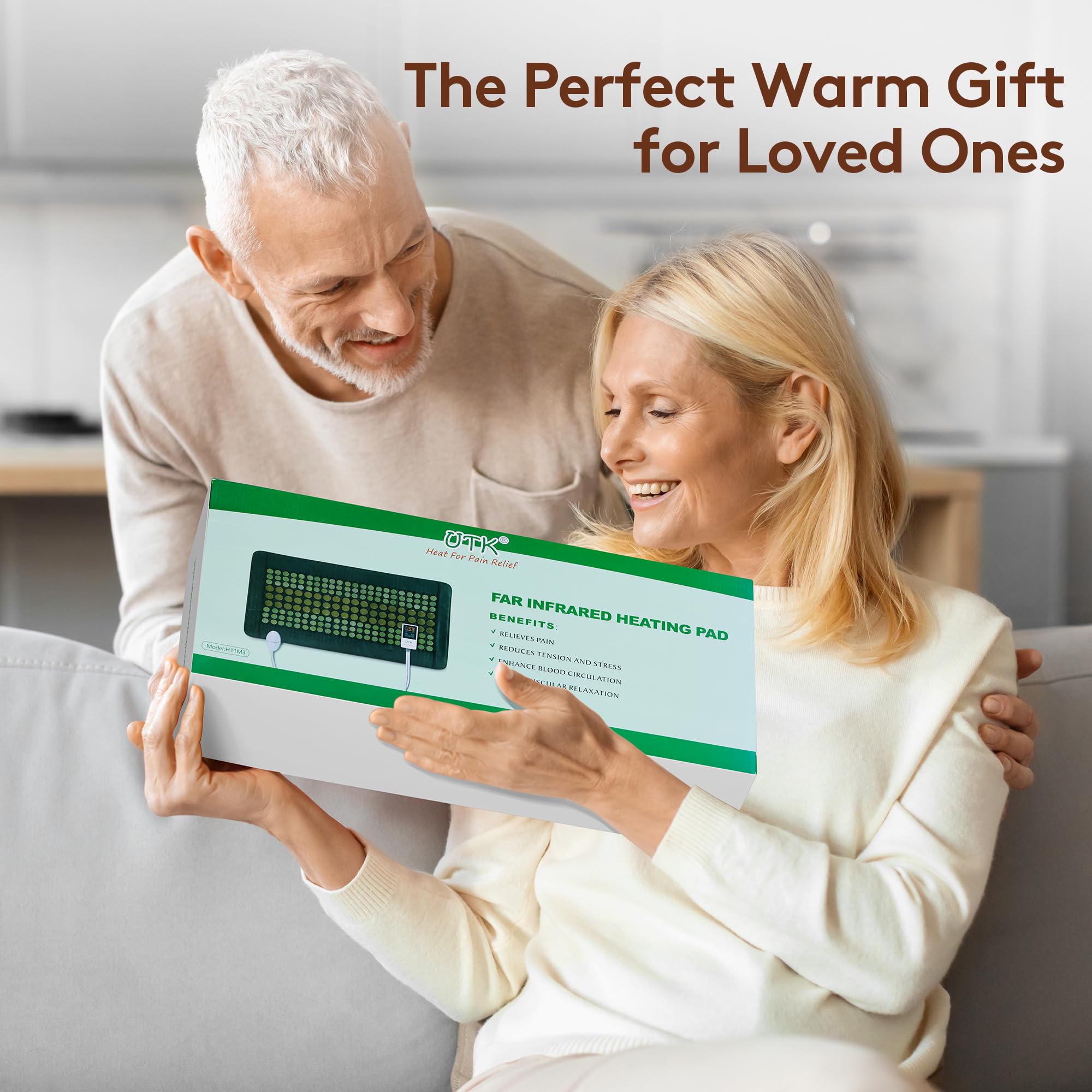 UTK Ultra-long 11.6 ft cord offers flexible placement at home or office.
