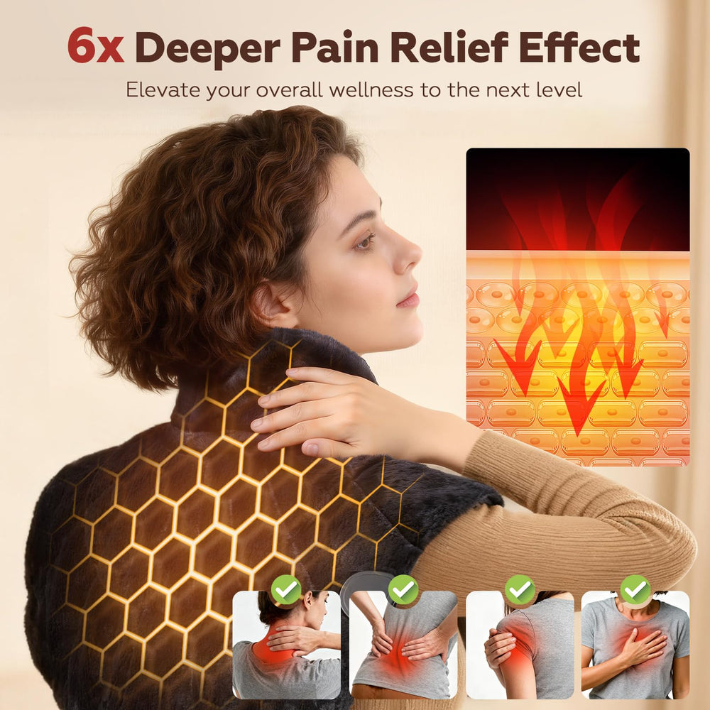 UTK 24x20 pad fits neck and shoulders with a comfortable wrap