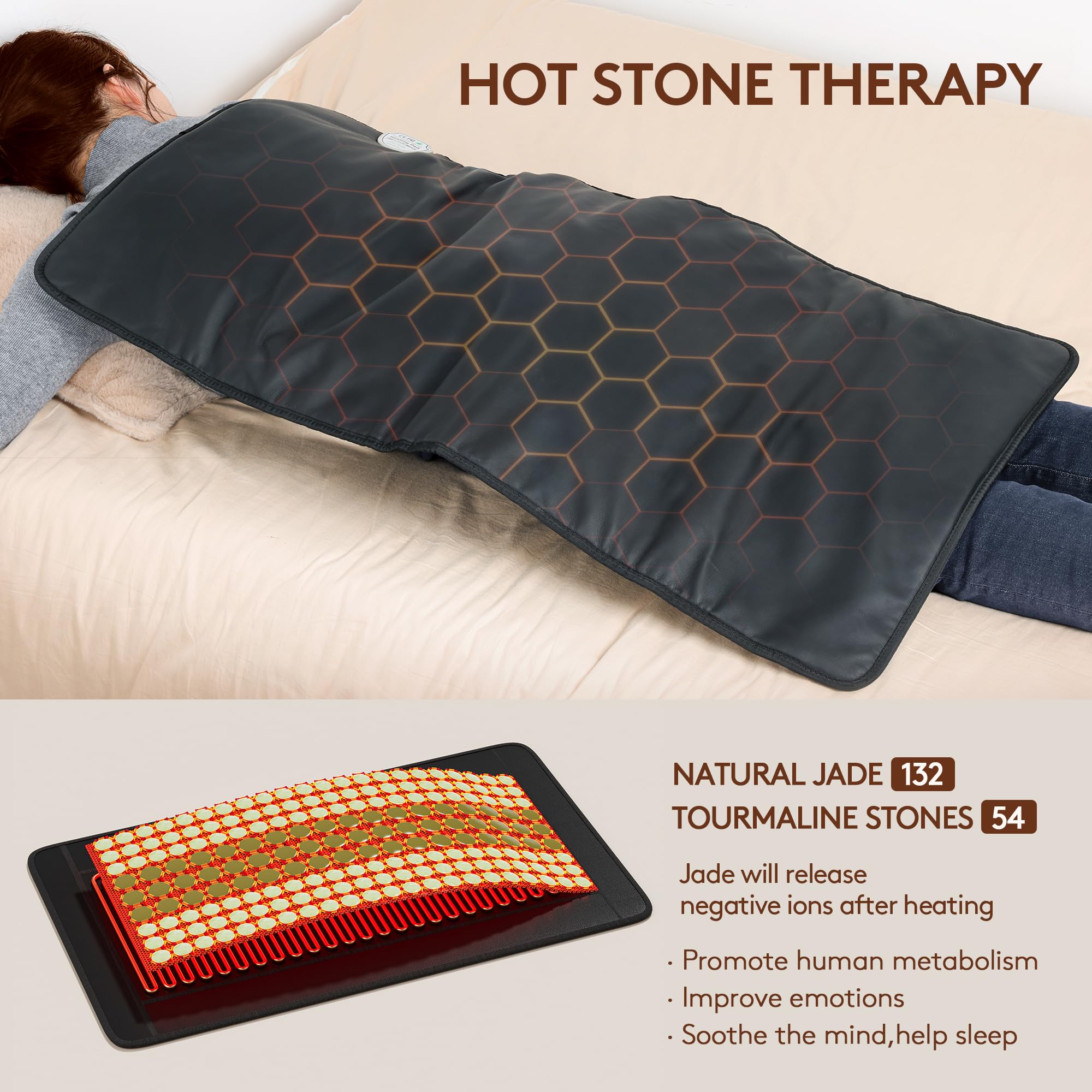 UTK Weighted design keeps the pad securely in place during use.