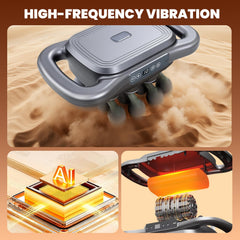 Uvappit 16-head massage gun attachments setup highlights versatile heads for targeted sessions.