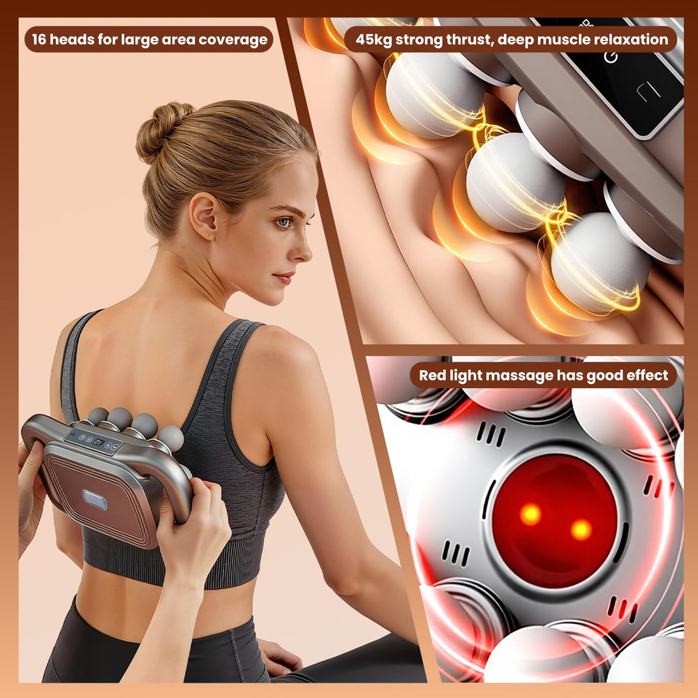 Uvappit massage gun LED display lets you see mode and level instantly.