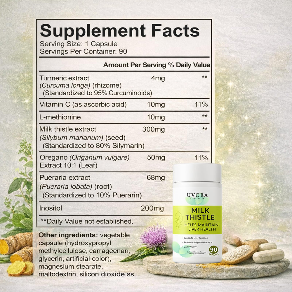 Uvora product closeup highlights clean, filler-free formula.