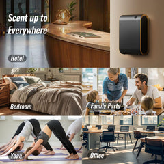UXIKAPEEN Scent Air Machine wall-mount ready option suits venues with fixed placement.
