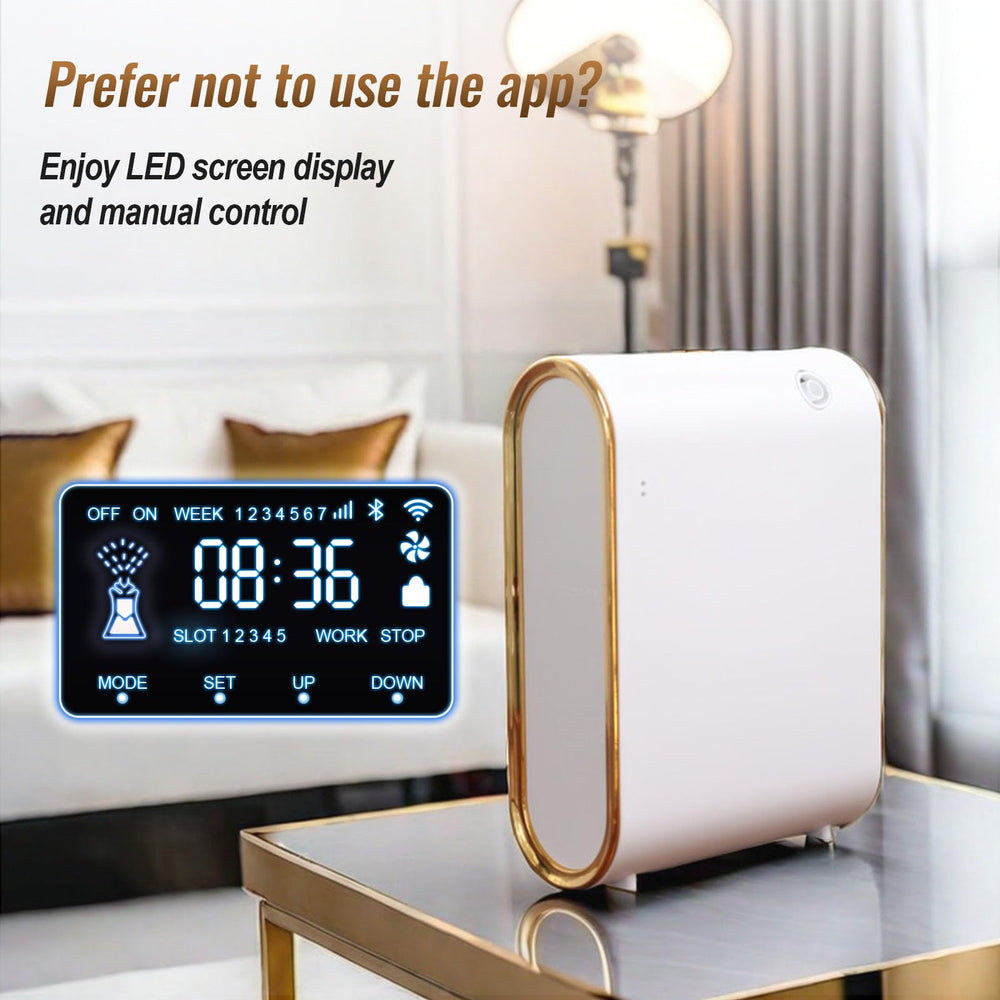 UXIKAPEEN White diffuser design blends with modern interiors and hotel-inspired vibes.