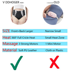 V DDHoger 360-degree heating system delivers consistent warmth across key areas.