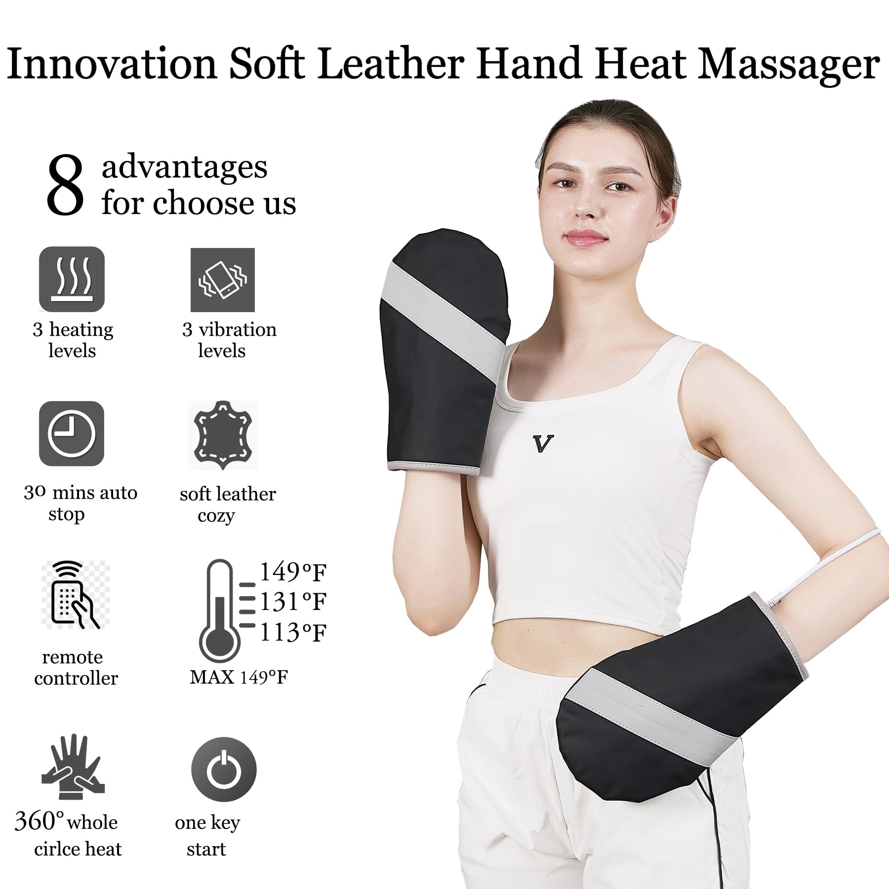 V ddhoger three massage modes deliver tailored vibrations.