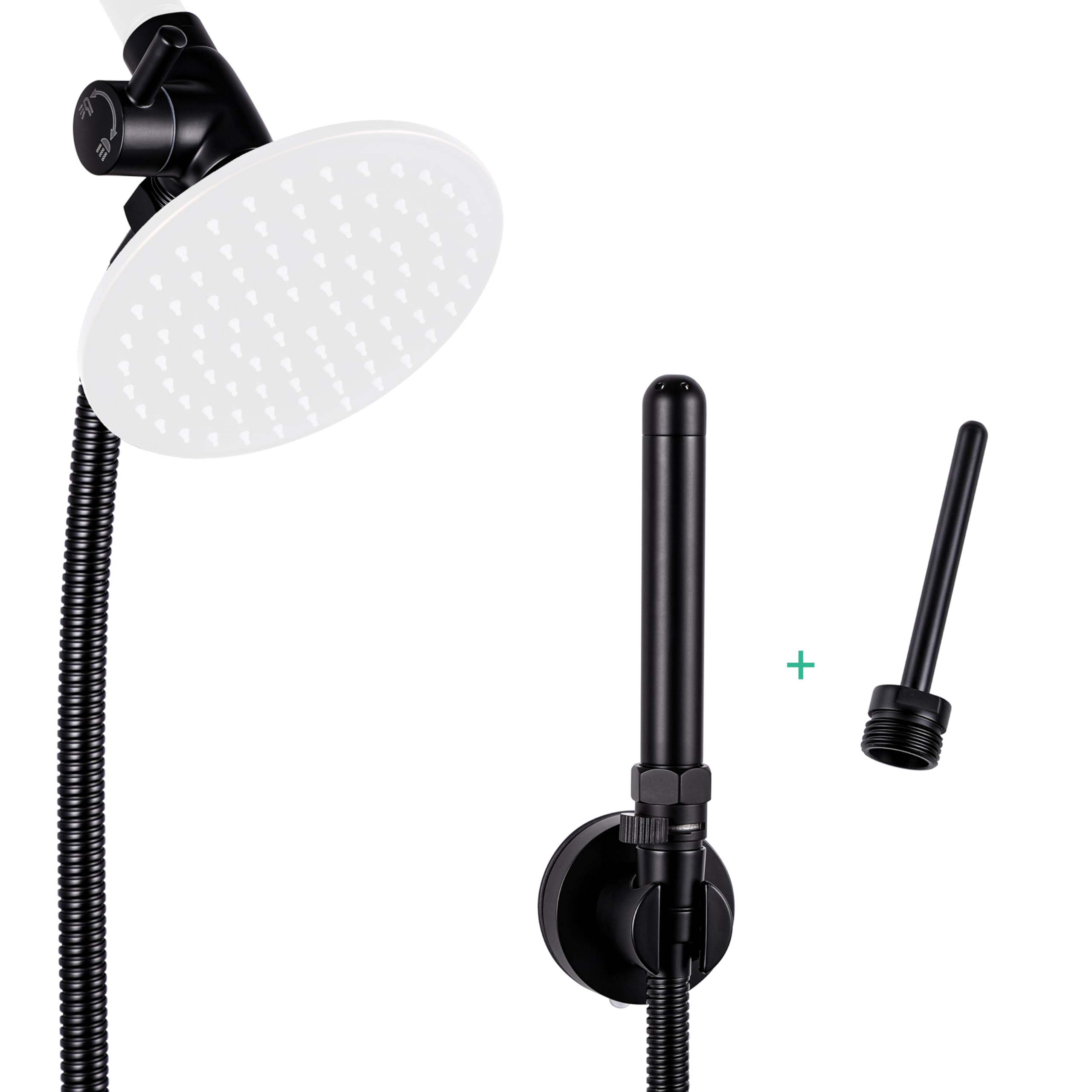 V-Frankness shower enema system hose extended to 86 inches for versatile reach