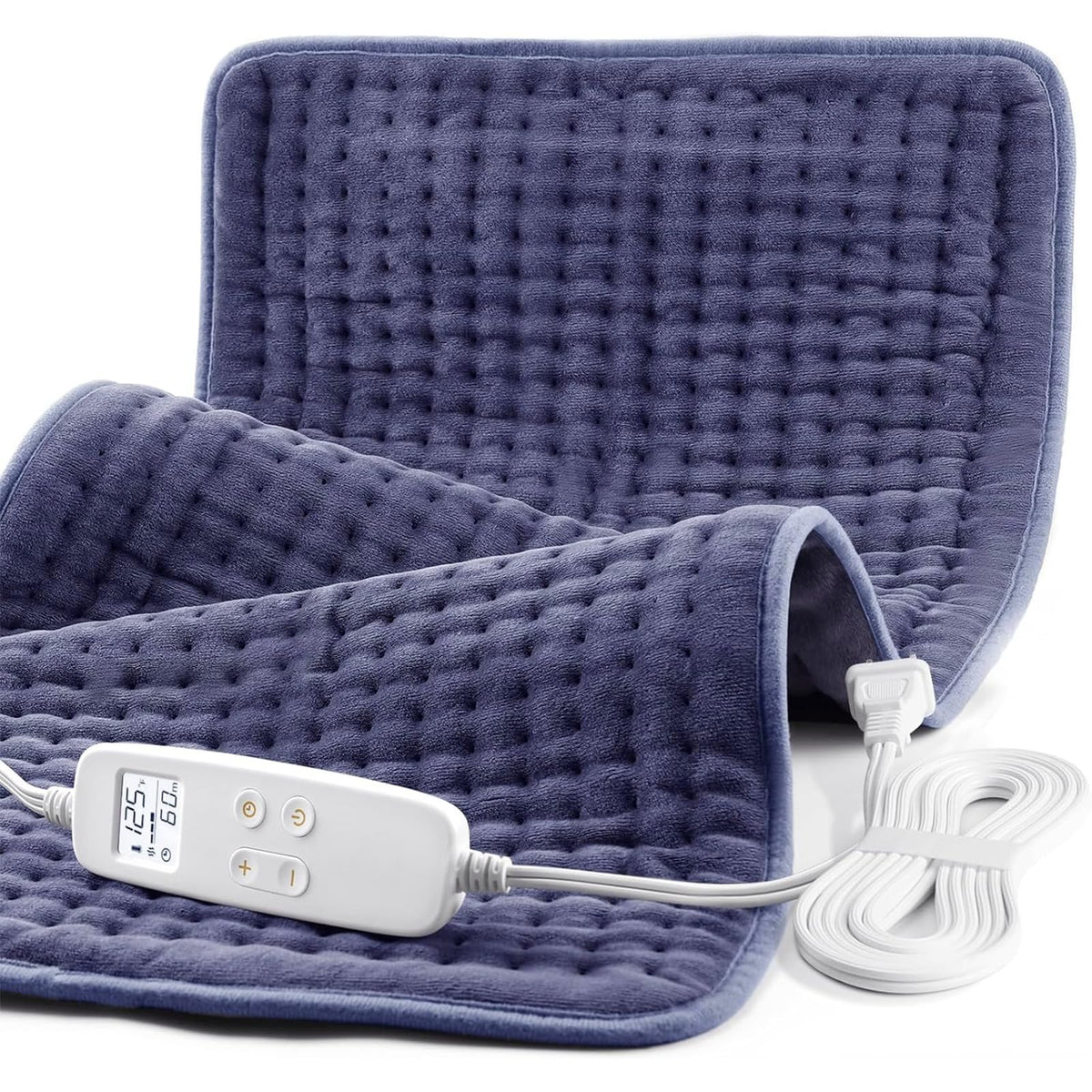 VAAGHANM heating pad covers the back for even warmth across a large surface.