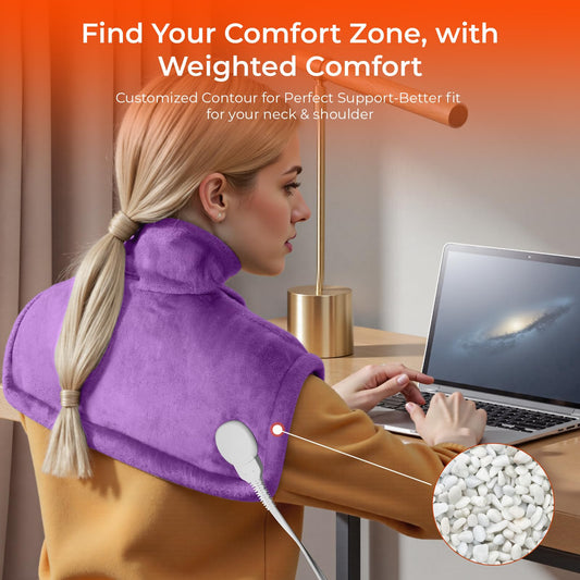 VAAGHANM heating pad back coverage providing full warmth for tense muscles after activity