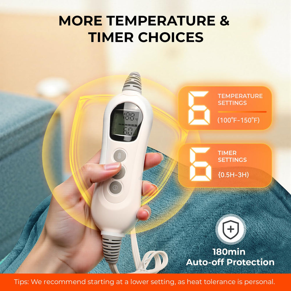 VAAGHANM heating pad six heat settings tailor warmth to your needs
