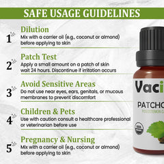 VACIGO Patchouli Oil for hair care and scalp nourishment