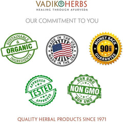 Ethical sourcing badge for Vadik Herbs Vidanga, responsibly harvested.