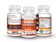 Vadik Herbs Vidanga capsules bottle—convenient daily capsules for metabolism-friendly routines