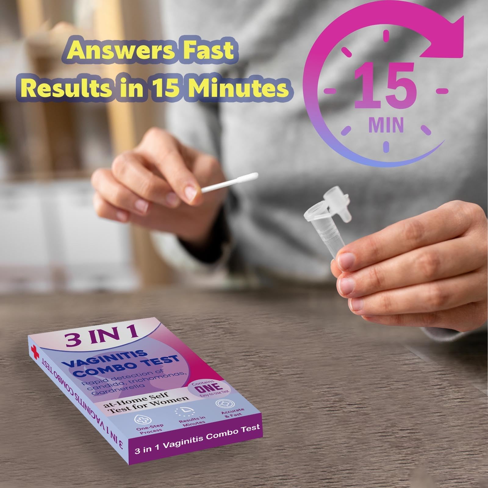 Vaginitis Test Kit discreet packaging for private health checks