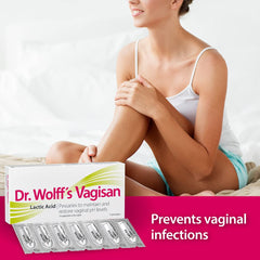 Nightly insertion of Vagisan Lactic Acid pessary before bed.