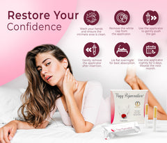 Packaging highlights single-use, hygienic application and convenient dosing.