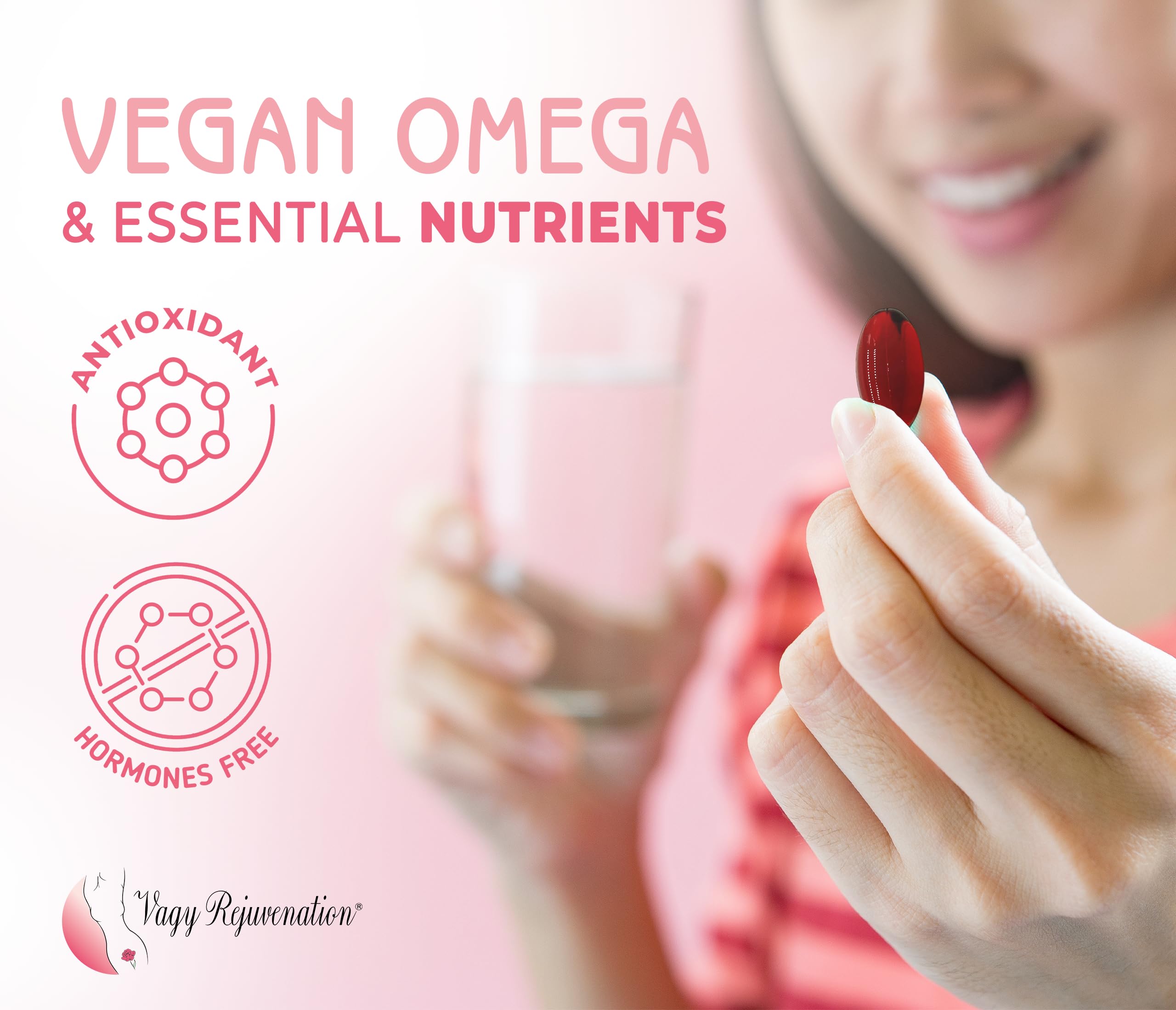 Vagy Wet by Nature daily-use capsule for menopause comfort.