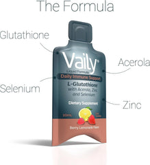 Vaily liquid glutathione sublingual absorption for faster uptake.
