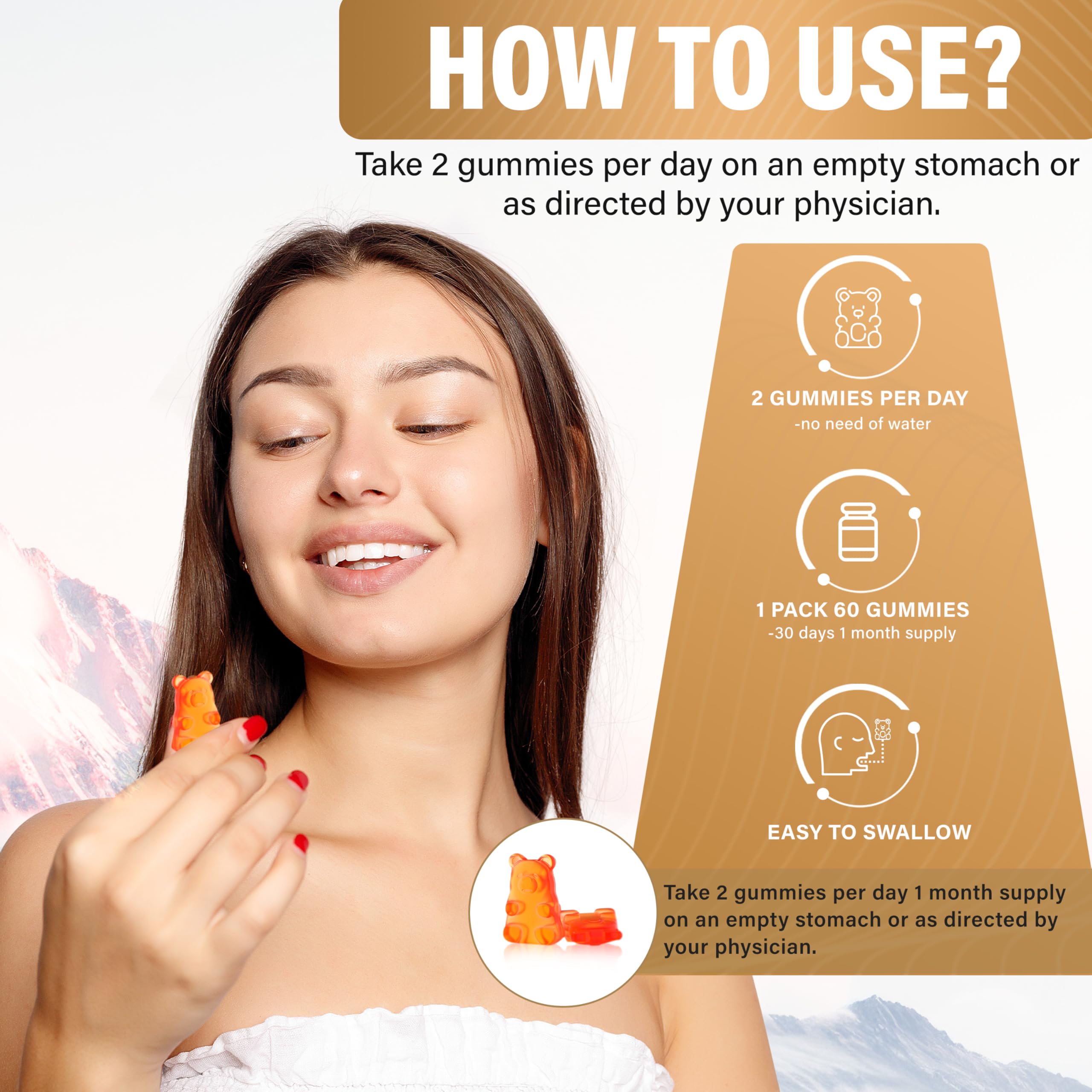 VAITE Alpha Lipoic Acid Gummies in hand for convenient daily use.