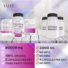 VAITE vegan-friendly ingredients emblem signaling clean, GMO-free formula for daily skincare