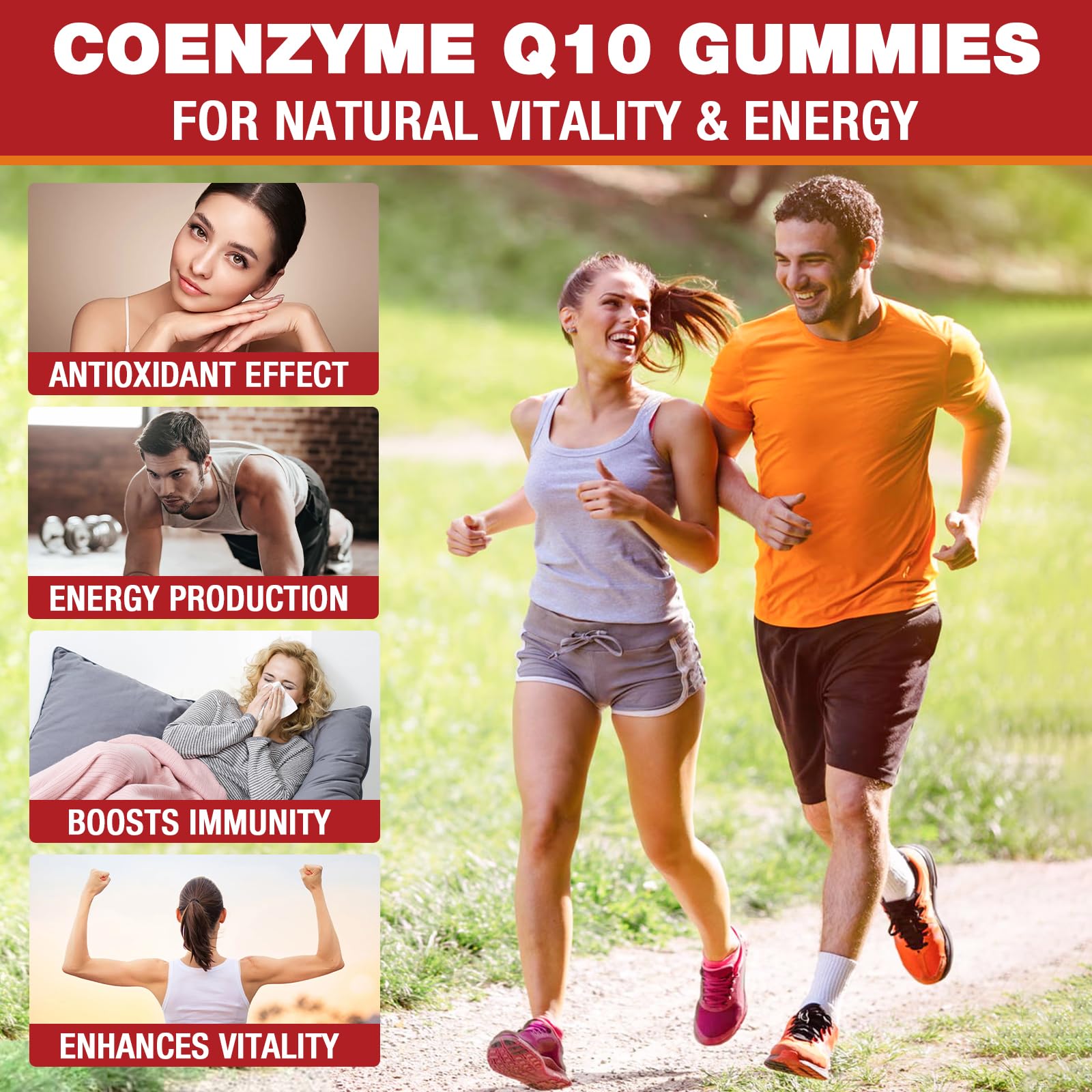 VAJYKEWJY CoQ10 Gummies zinc and vitamin B3 section.