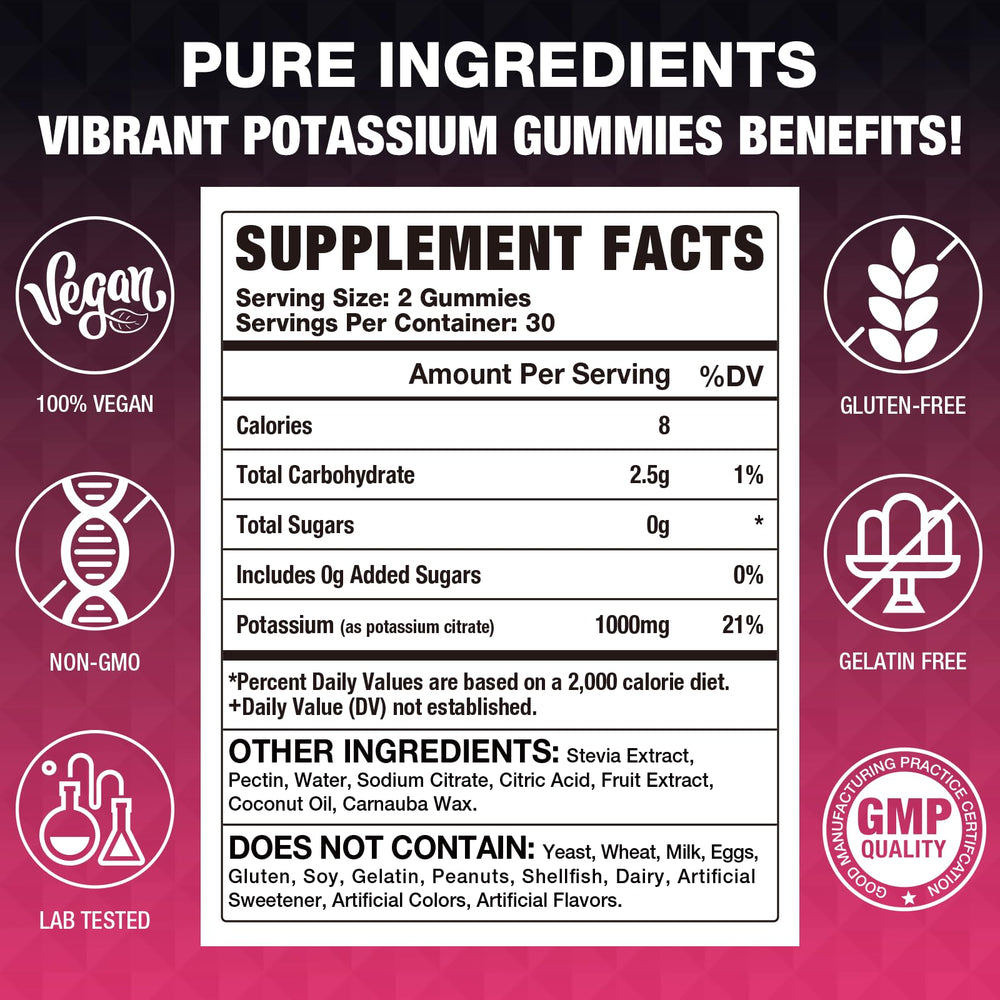 VAJYKEWJY gummies bottle back label highlights vegan and non-GMO features