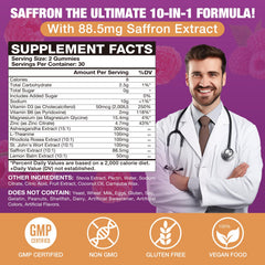 VAJYKEWJY Saffron Gummies gummies close-up for daily wellness