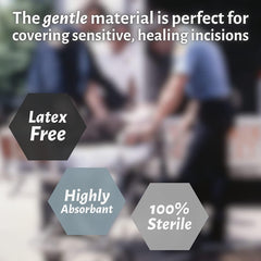 Vakly sterile peel-pouch packaging keeps pads clean and ready.