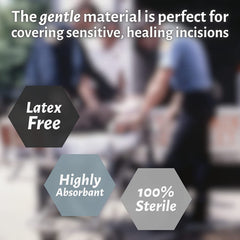 Vakly ABD Combine Pad ideal post-op gauze for wound dressing applications.