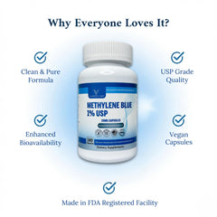 Valboren Labs Methylene Blue with Vitamin C Ester icon signaling enhanced support.