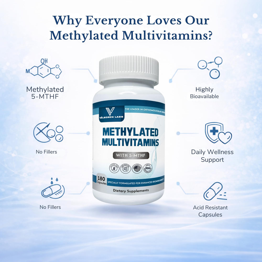 Valboren Labs P-5-P B6 vitamins aid efficient nutrient utilization.