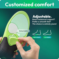 VALSOLE dynamic comfort based on gait analysis supports standing and walking