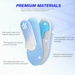 VALSOLE insoles fit most shoes for versatile use in work, casual, and sport