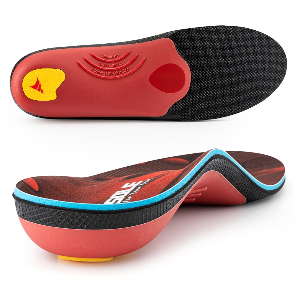 VALSOLE heavy-duty support insole provides firm arch support for long days on your feet.