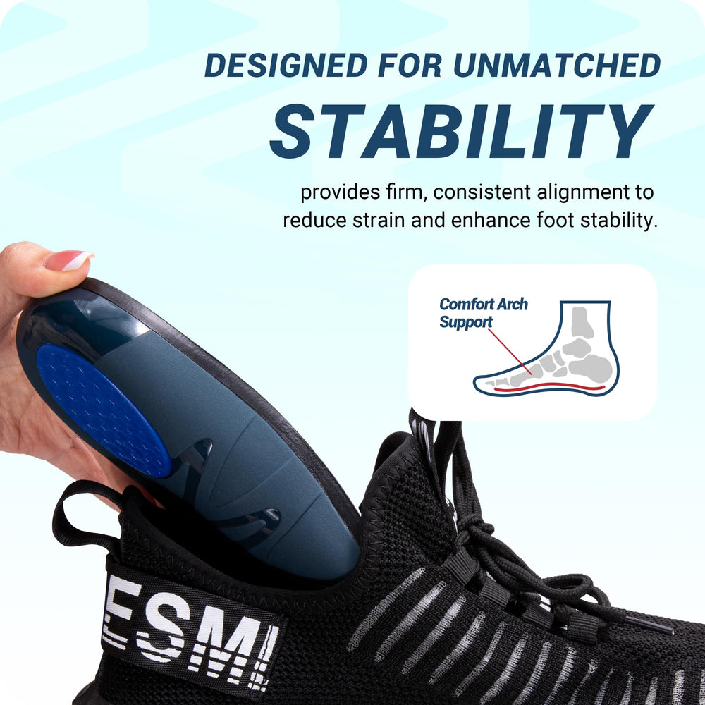 VALSOLE heavy-duty work boot insole keeps feet cushioned during long shifts.