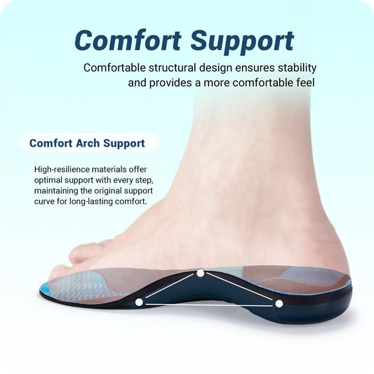 VALSOLE heel pad cushion insole eases heel impact with every step.