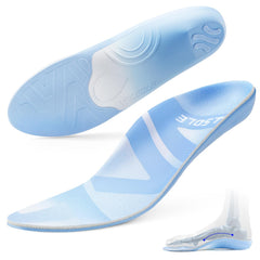 VALSOLE insoles arch support close-up for steady foot alignment.