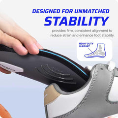 VALSOLE insoles inside boot view showing secure placement for all day wear