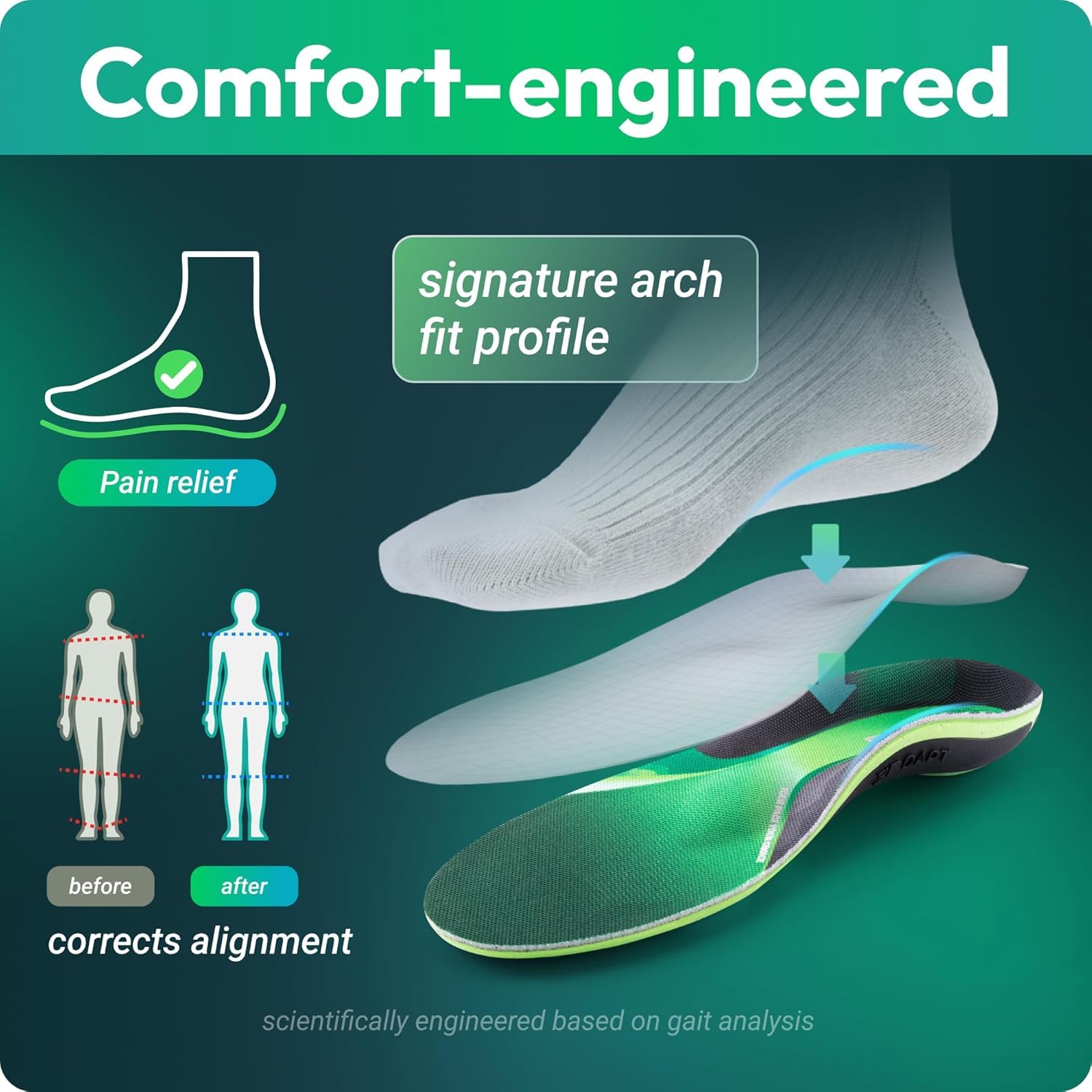 VALSOLE mesh-weaved fabric keeps feet breathable and reduces moisture