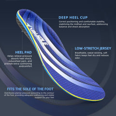VALSOLE rigid arch support helps flat feet and overpronation.