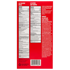 Vamousse PRO ingredients label close-up indicating safe-use considerations and key components.