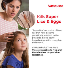 Vamousse PRO steel comb close-up emphasizing precise detangling and lice removal.