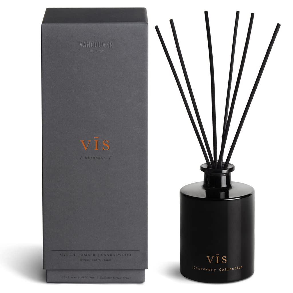 Vancouver Candle Co. Discovery diffuser bottle with natural oils for ambient fragrance.