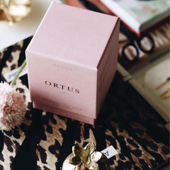 Ortus Discovery candle in bright room creating calming ambiance